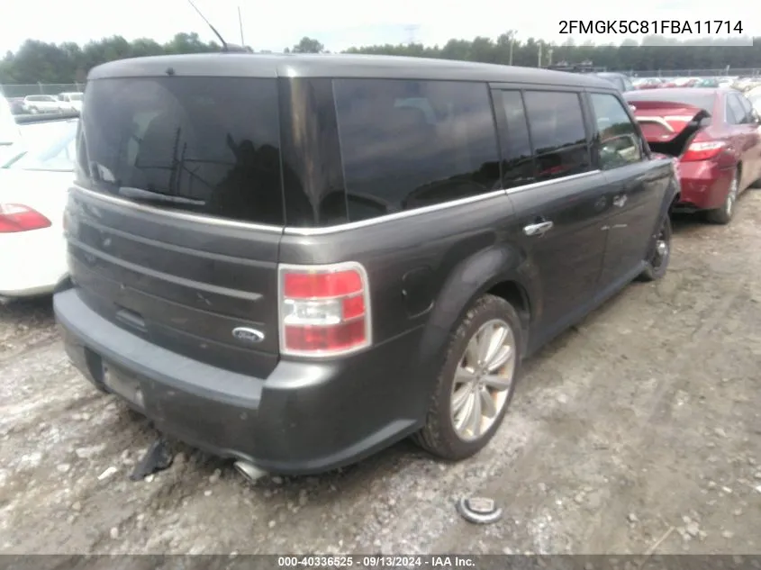 2015 Ford Flex Sel VIN: 2FMGK5C81FBA11714 Lot: 40336525