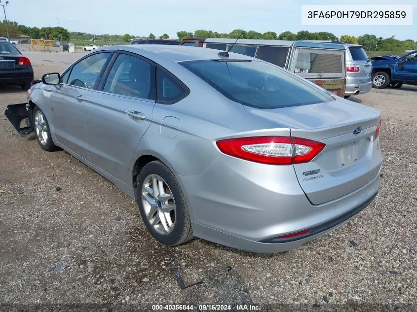 2013 Ford Fusion Se VIN: 3FA6P0H79DR295859 Lot: 40356844