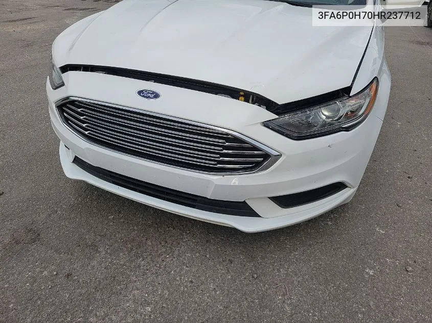 2017 Ford Fusion Se VIN: 3FA6P0H70HR237712 Lot: 40363930