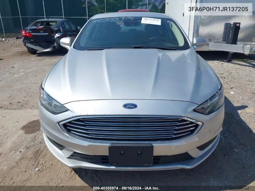 3FA6P0H71JR137205 2018 Ford Fusion Se