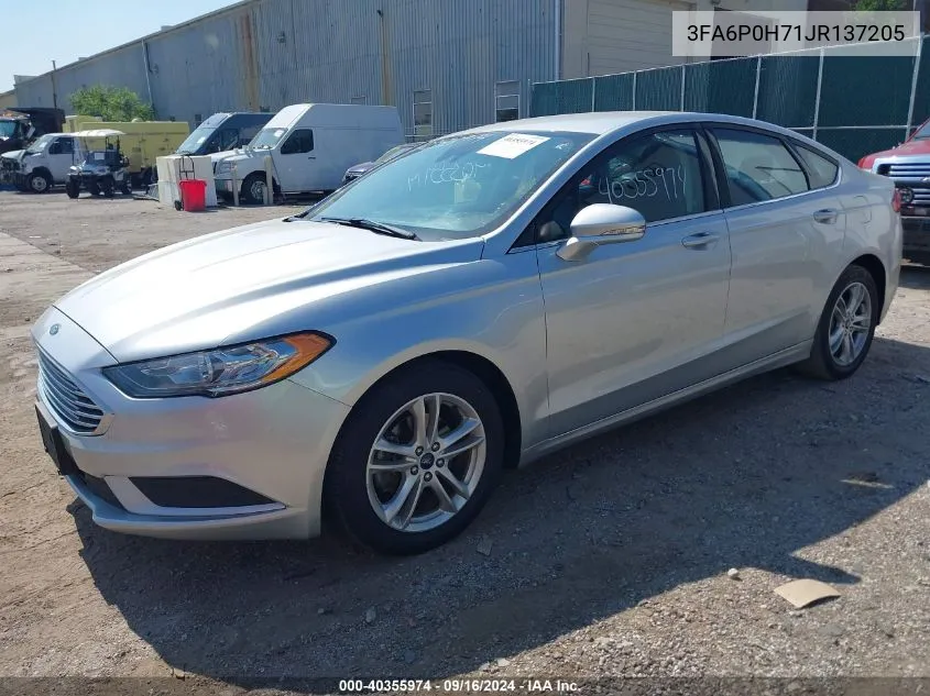 3FA6P0H71JR137205 2018 Ford Fusion Se