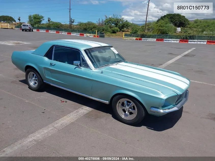 1968 Ford Mustang VIN: 8R01C150773 Lot: 40278806