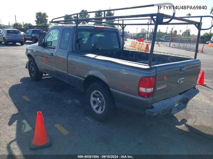 2008 Ford Ranger Sport/Xl/Xlt VIN: 1FTYR14U48PA69840 Lot: 40381054