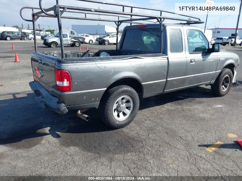 2008 Ford Ranger Sport/Xl/Xlt VIN: 1FTYR14U48PA69840 Lot: 40381054