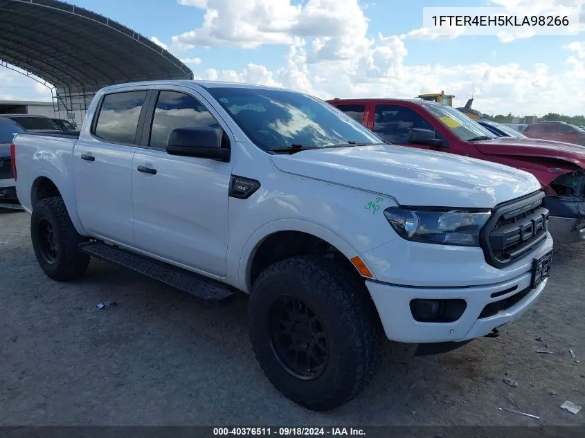 2019 Ford Ranger Xl/Xlt/Lariat VIN: 1FTER4EH5KLA98266 Lot: 40376511