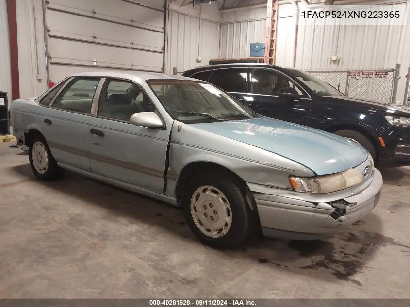 1FACP524XNG223365 1992 Ford Taurus Gl