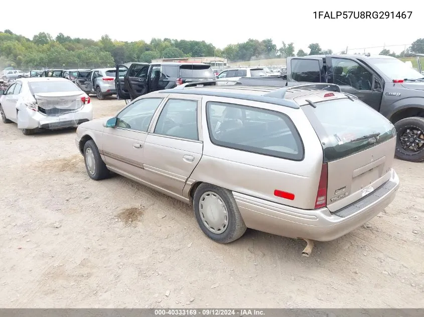 1994 Ford Taurus Gl VIN: 1FALP57U8RG291467 Lot: 40333169