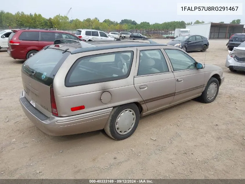 1994 Ford Taurus Gl VIN: 1FALP57U8RG291467 Lot: 40333169