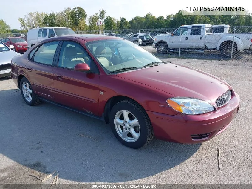 2004 Ford Taurus Ses VIN: 1FAFP55S74A109445 Lot: 40371697