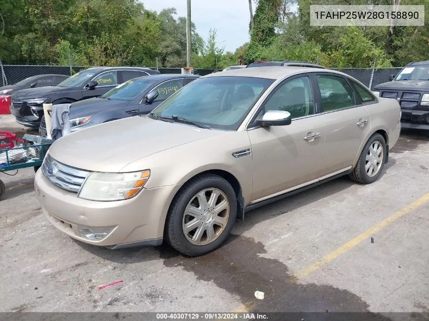 2008 Ford Taurus Limited VIN: 1FAHP25W28G158890 Lot: 40307129