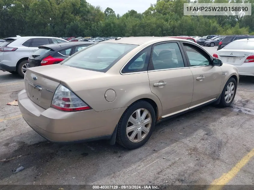 2008 Ford Taurus Limited VIN: 1FAHP25W28G158890 Lot: 40307129