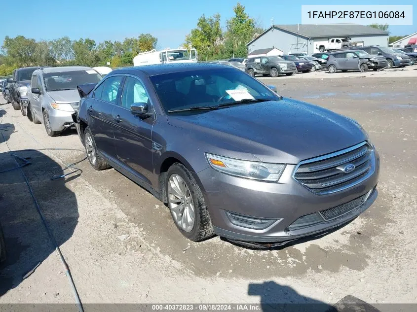 2014 Ford Taurus Limited VIN: 1FAHP2F87EG106084 Lot: 40372823