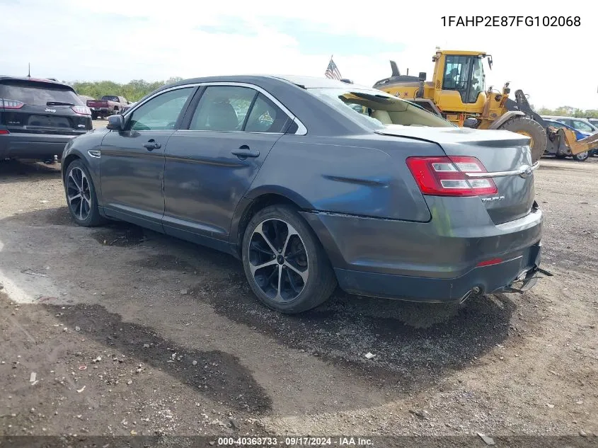 2015 Ford Taurus Sel VIN: 1FAHP2E87FG102068 Lot: 40363733