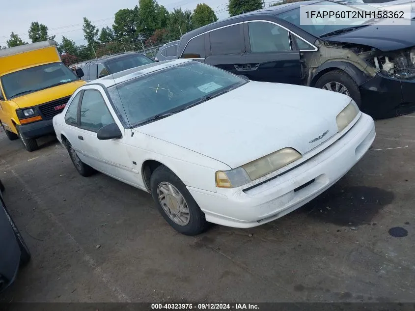 1FAPP60T2NH158362 1992 Ford Thunderbird