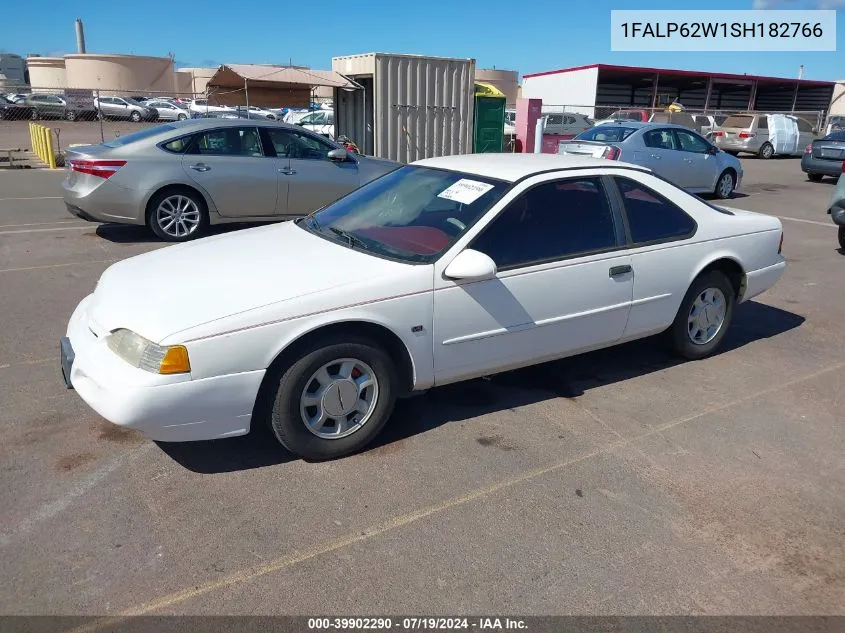 1995 Ford Thunderbird Lx VIN: 1FALP62W1SH182766 Lot: 39902290