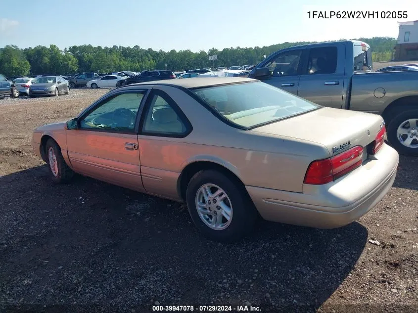 1997 Ford Thunderbird Lx VIN: 1FALP62W2VH102055 Lot: 39947078