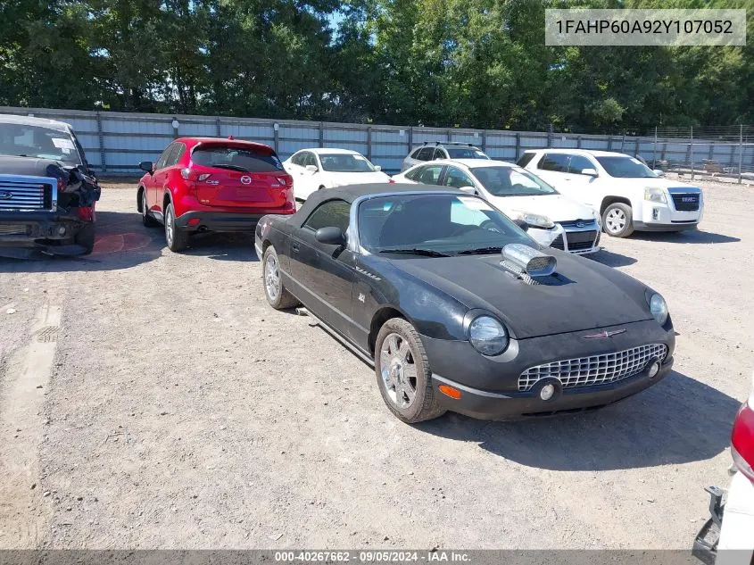 2002 Ford Thunderbird VIN: 1FAHP60A92Y107052 Lot: 40267662