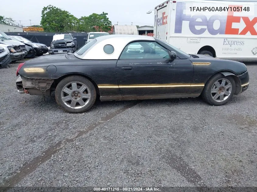 1FAHP60A84Y105148 2004 Ford Thunderbird