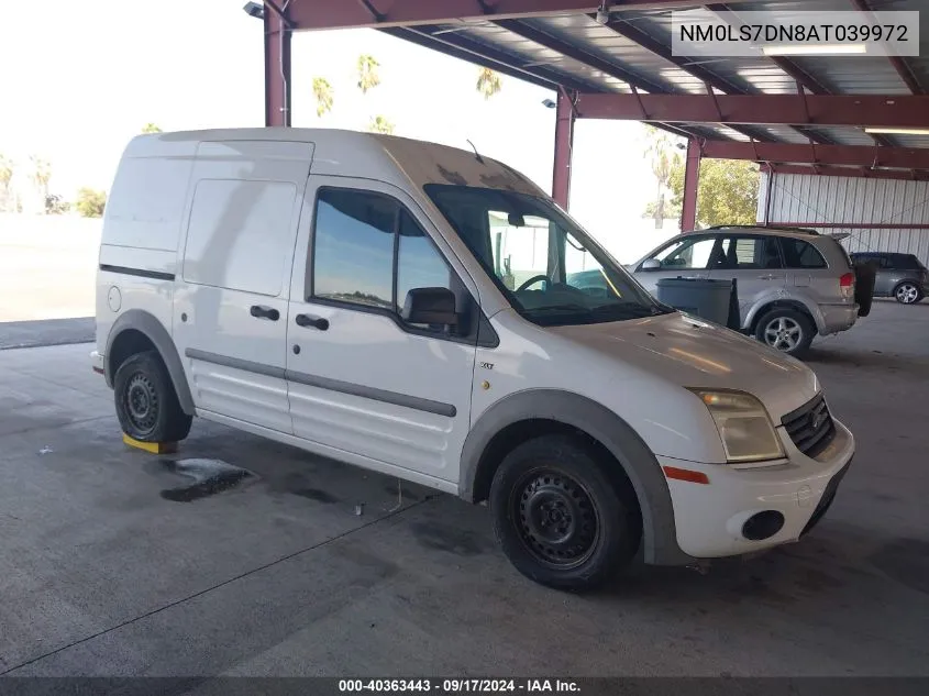 2010 Ford Transit Connect Xlt VIN: NM0LS7DN8AT039972 Lot: 40363443