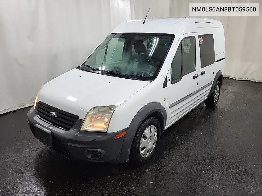 2011 Ford Transit Connect Xl VIN: NM0LS6AN8BT059560 Lot: 40360091