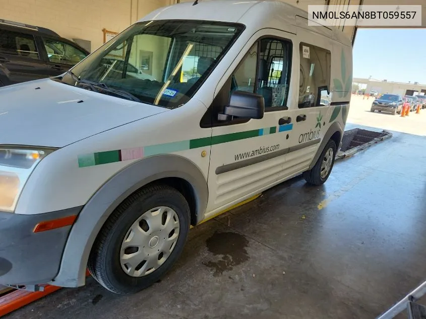 2011 Ford Transit Connect Xl VIN: NM0LS6AN8BT059557 Lot: 40366630