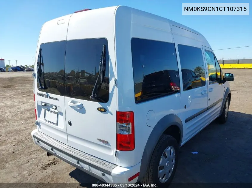 2012 Ford Transit Connect Xlt Premium VIN: NM0KS9CN1CT107315 Lot: 40344985