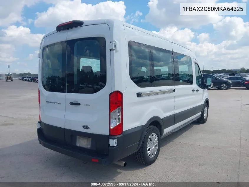 2021 Ford Transit-350 Passenger Van Xlt VIN: 1FBAX2C80MKA64325 Lot: 40372595