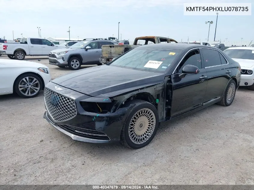 KMTF54PHXLU078735 2020 Genesis G90 Ultimate