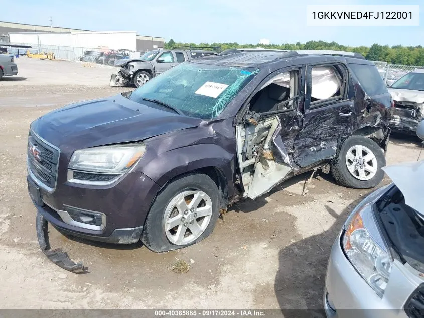 1GKKVNED4FJ122001 2015 GMC Acadia Sle-1