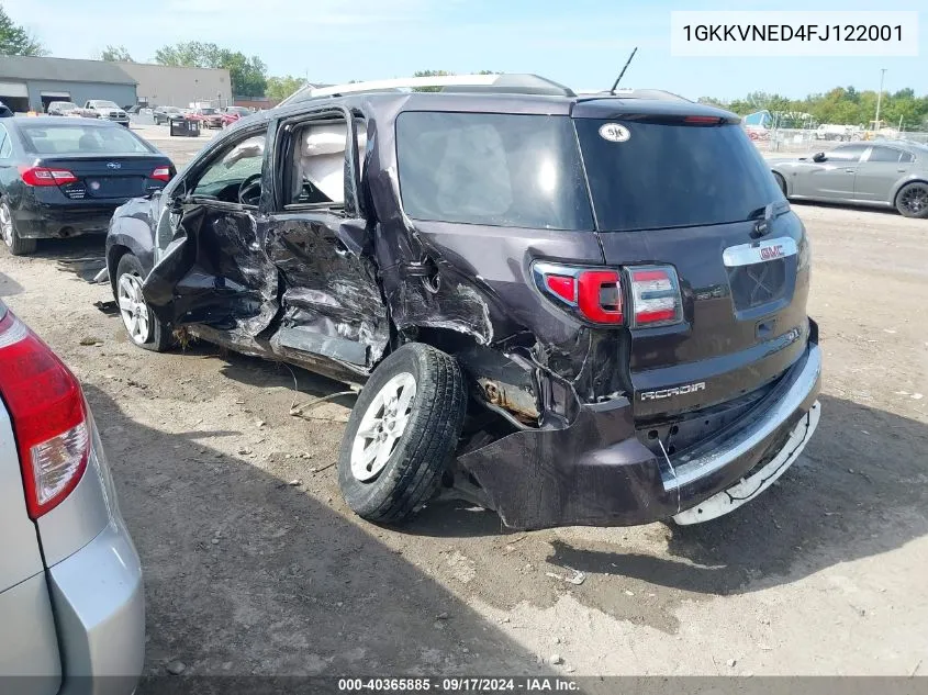 2015 GMC Acadia Sle-1 VIN: 1GKKVNED4FJ122001 Lot: 40365885