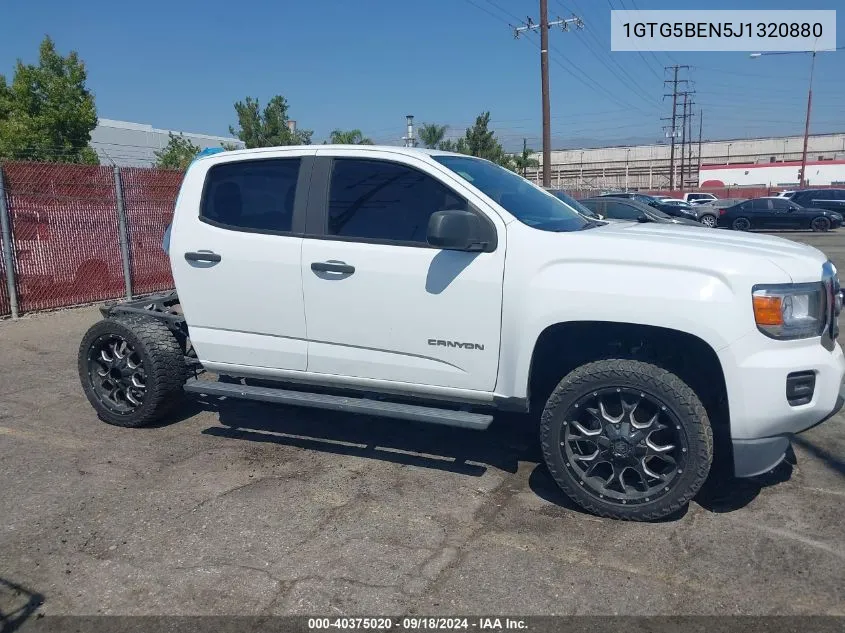 2018 GMC Canyon VIN: 1GTG5BEN5J1320880 Lot: 40375020