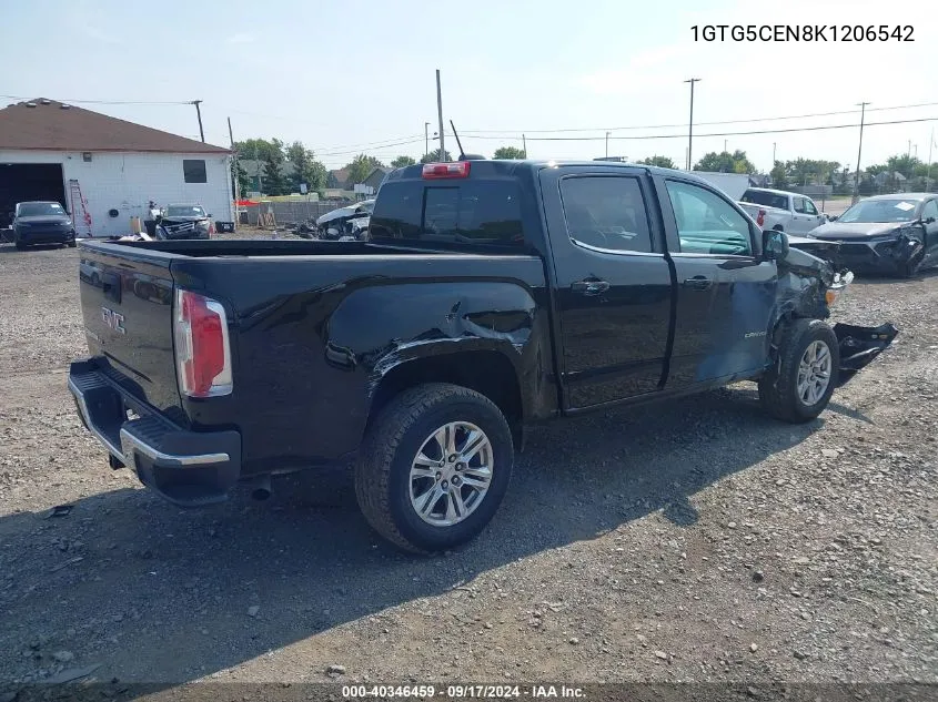 2019 GMC Canyon Sle VIN: 1GTG5CEN8K1206542 Lot: 40346459