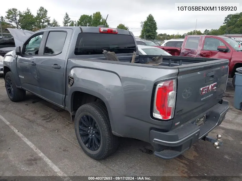 2021 GMC Canyon 2Wd Short Box Elevation Standard VIN: 1GTG5BENXM1185920 Lot: 40372653