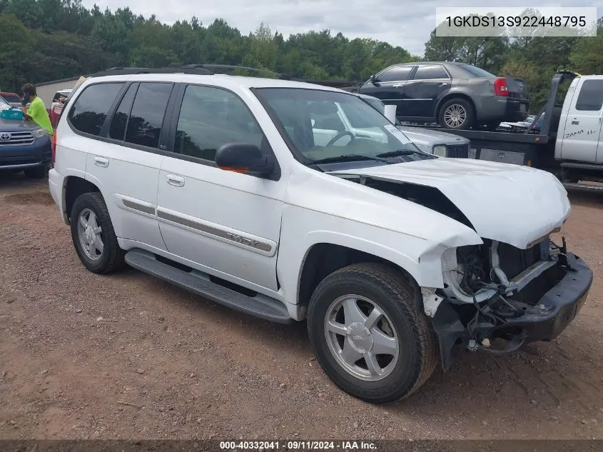 2002 GMC Envoy Slt VIN: 1GKDS13S922448795 Lot: 40332041