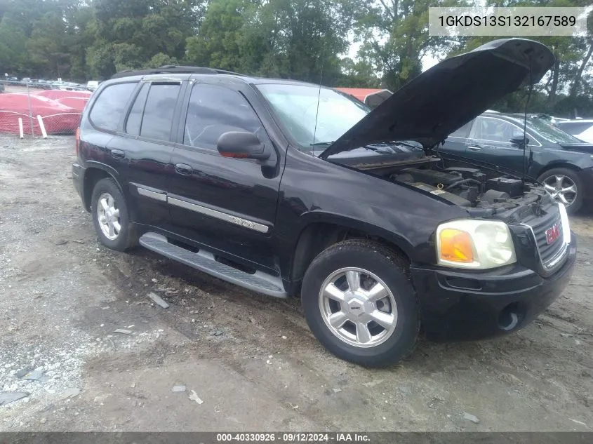 2003 GMC Envoy Slt VIN: 1GKDS13S132167589 Lot: 40330926