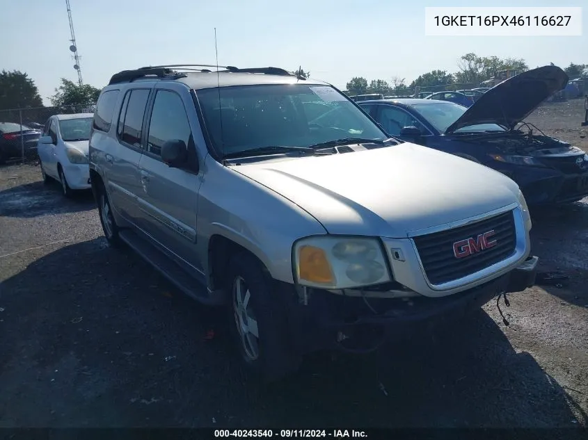 2004 GMC Envoy Xl Slt VIN: 1GKET16PX46116627 Lot: 40243540