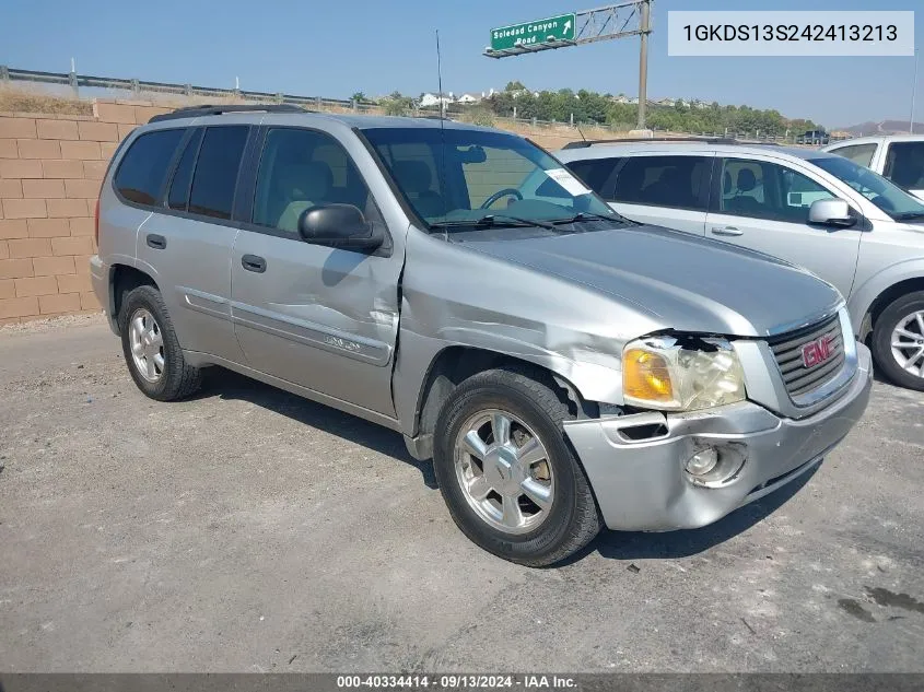 2004 GMC Envoy Sle VIN: 1GKDS13S242413213 Lot: 40334414