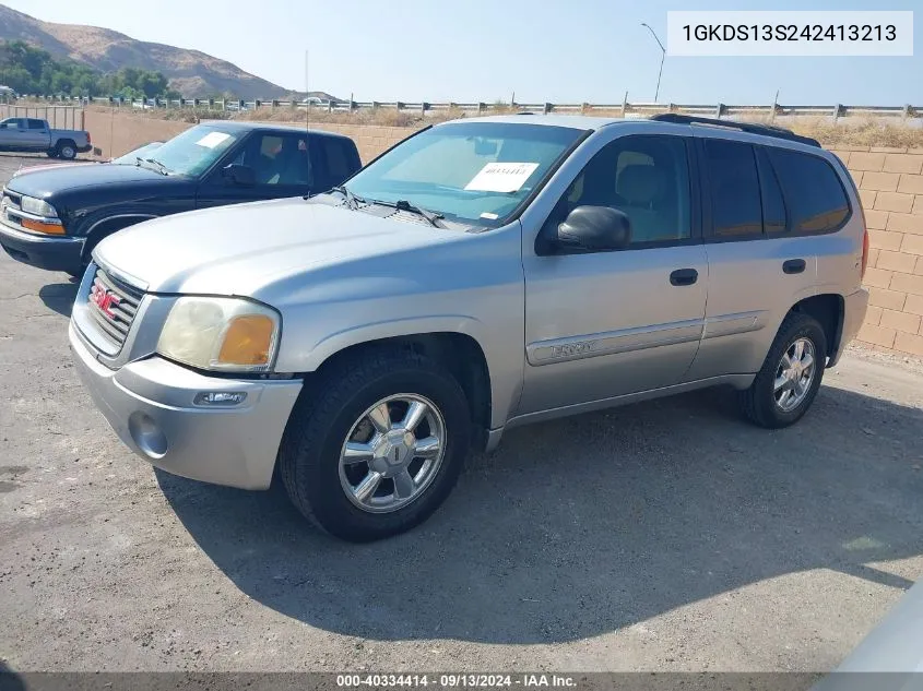 2004 GMC Envoy Sle VIN: 1GKDS13S242413213 Lot: 40334414