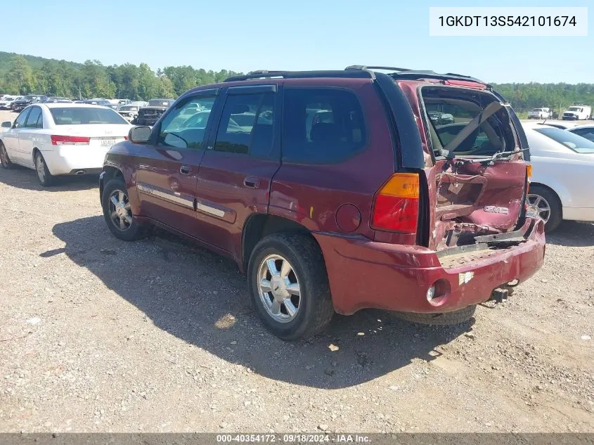 1GKDT13S542101674 2004 GMC Envoy