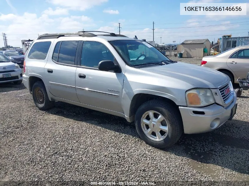 2006 GMC Envoy Xl Sle VIN: 1GKET16S366146656 Lot: 40316616