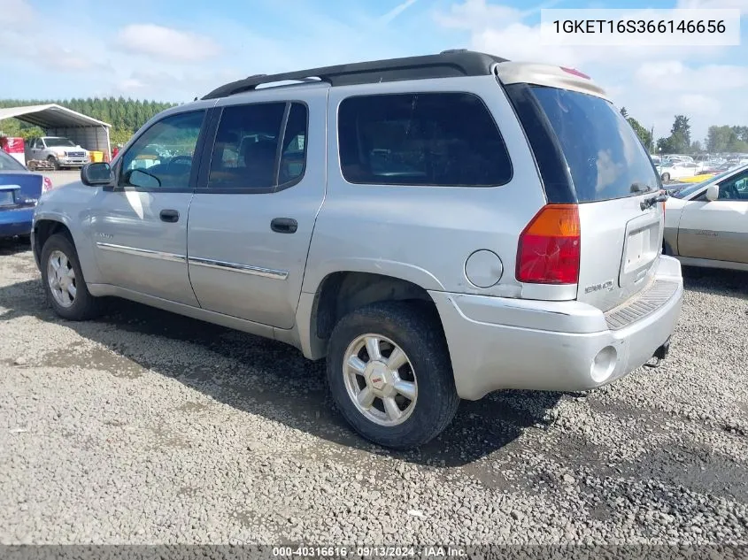 2006 GMC Envoy Xl Sle VIN: 1GKET16S366146656 Lot: 40316616