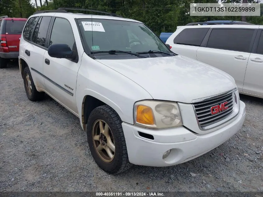 2006 GMC Envoy Sle VIN: 1GKDT13S162259898 Lot: 40351191