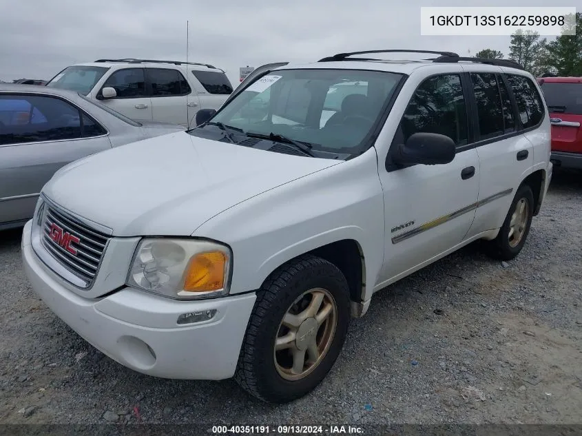 2006 GMC Envoy Sle VIN: 1GKDT13S162259898 Lot: 40351191