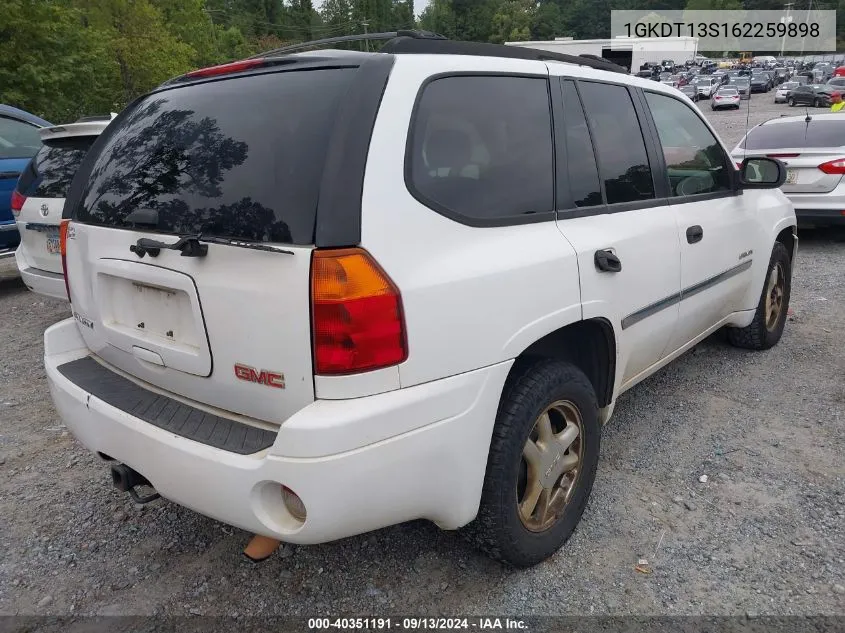 2006 GMC Envoy Sle VIN: 1GKDT13S162259898 Lot: 40351191