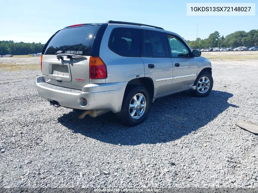 2007 GMC Envoy Sle VIN: 1GKDS13SX72148027 Lot: 40304248