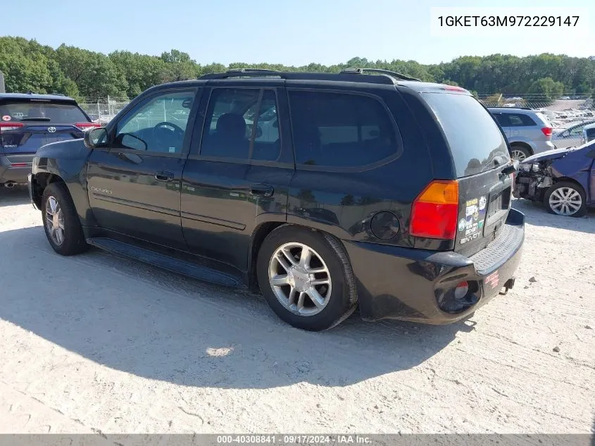 2007 GMC Envoy Denali VIN: 1GKET63M972229147 Lot: 40308841