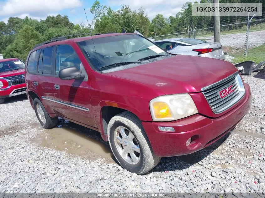 2007 GMC Envoy Sle VIN: 1GKDS13S972264254 Lot: 40310058