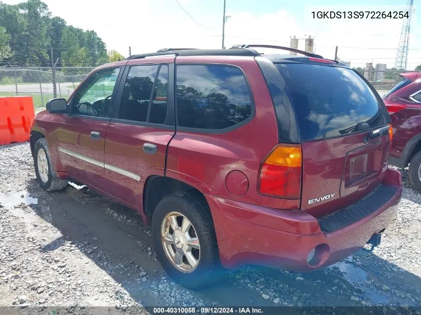 2007 GMC Envoy Sle VIN: 1GKDS13S972264254 Lot: 40310058