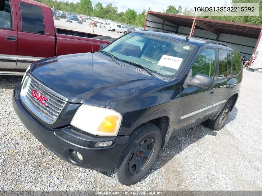 2008 GMC Envoy Sle VIN: 1GKDS13S582215392 Lot: 40364013