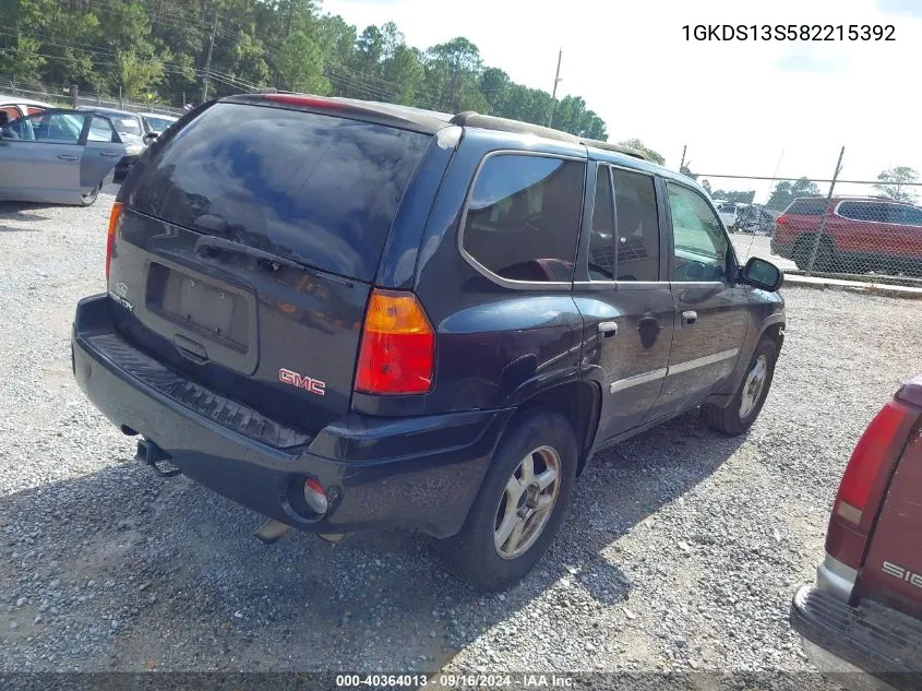 2008 GMC Envoy Sle VIN: 1GKDS13S582215392 Lot: 40364013